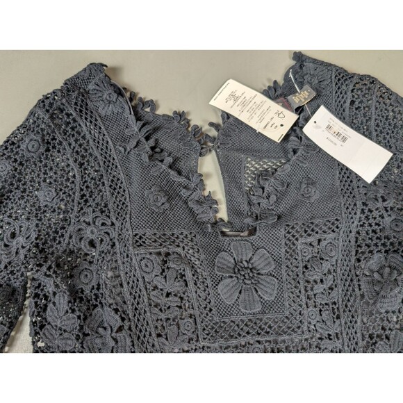 RRL Ralph Lauren Cotton Lace-Killing Dress Black Size 1 – Rare $1200 Piece NWT - Picture 10 of 16